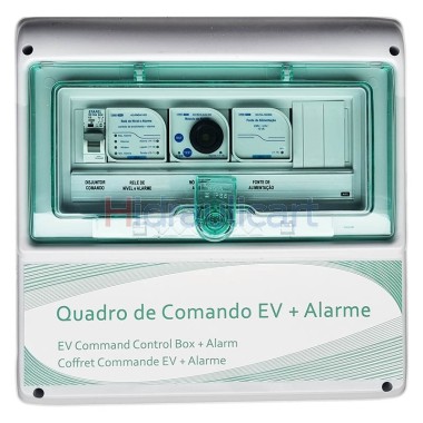 Quadro Controlo de Nível saída para Electroválvula 24VAC com Alarme