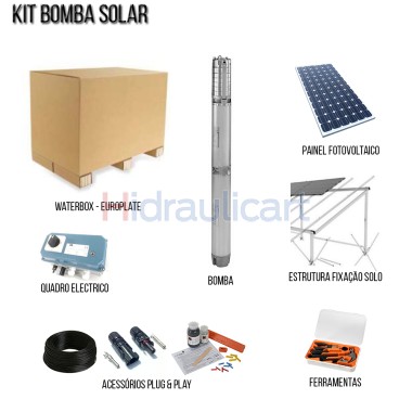 Kit Bombas Furo Solares Waterbox