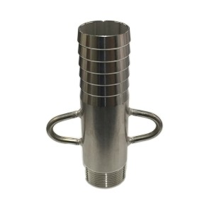 Canhão Macho Inox Com Argolas