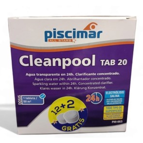 Coagolante Abrilhantador CLEANPOOL Tab 20 - PM-663