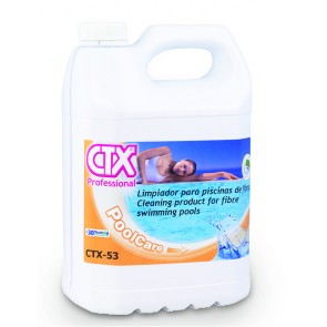 Desincrustante líquido para piscinas de fibra / poliéster CTX 53 5L