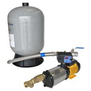 Grupo Hidropressor Automático ESPA + Autoclave Fibra 75L até 7,2 m3/h