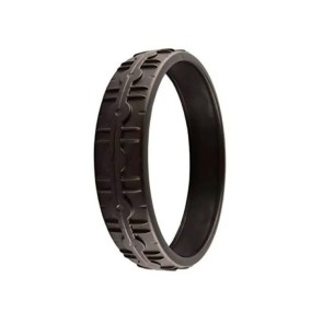 Pneu preto grande para roda dianteira Zodiac