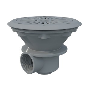 Ralo de Fundo 210mm Cinza para Liner Astralpool